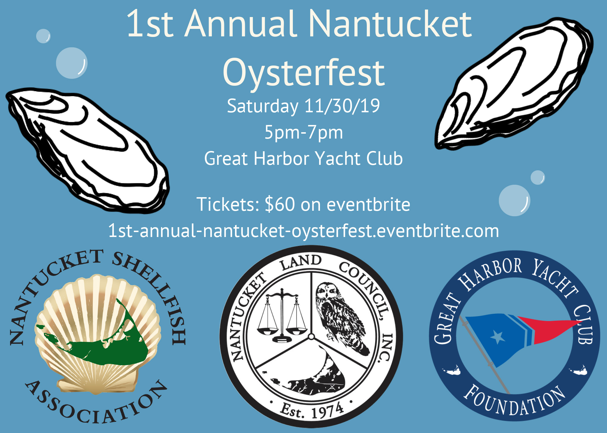 Oyster Celebration Nantucket Land Council